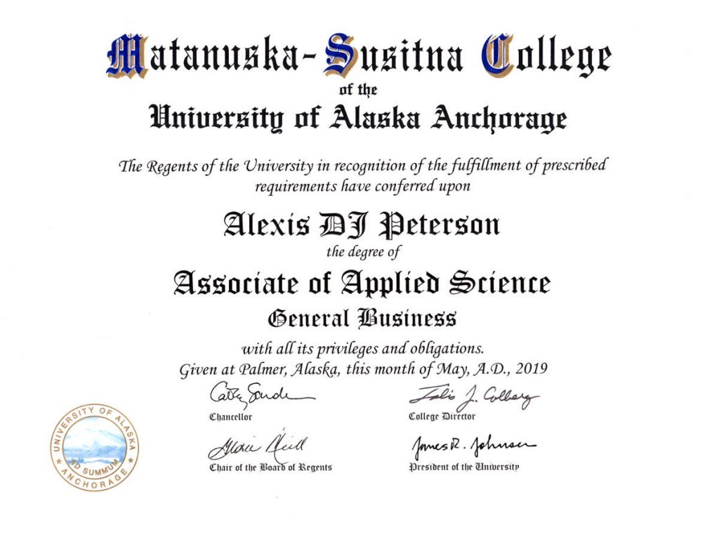 Associate of Applied Science in General Business - Peterson